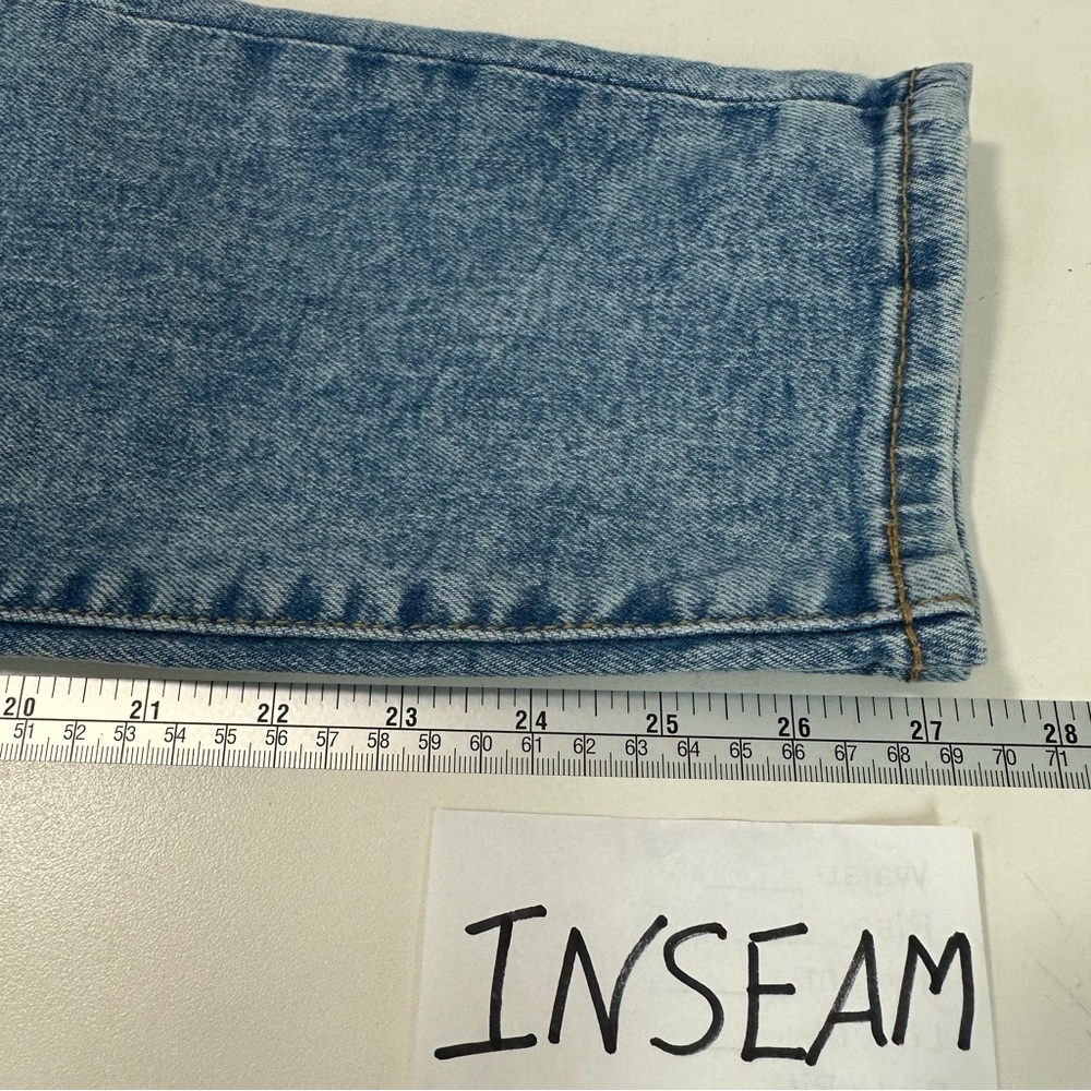 OLD NAVY Stonewash Jeans Sz 2 Extra Stretch High Rise O.G. Straight Butt… - Picture 10 of 16